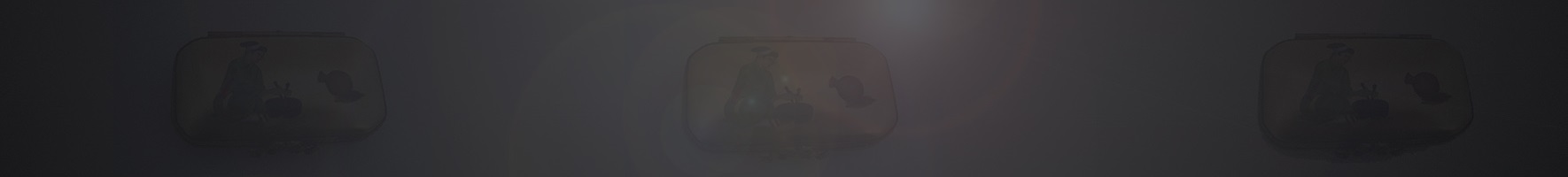 Véronique Etève-Habègre - Peinture sur Boîte en Porcelaine (Boîte 07 )