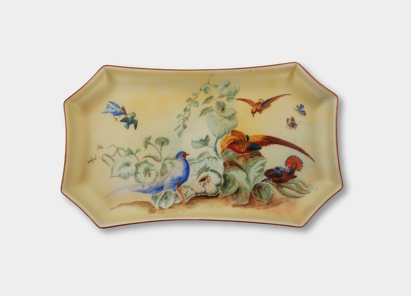 peinture sur coupelle en porcelaine véronique habègre