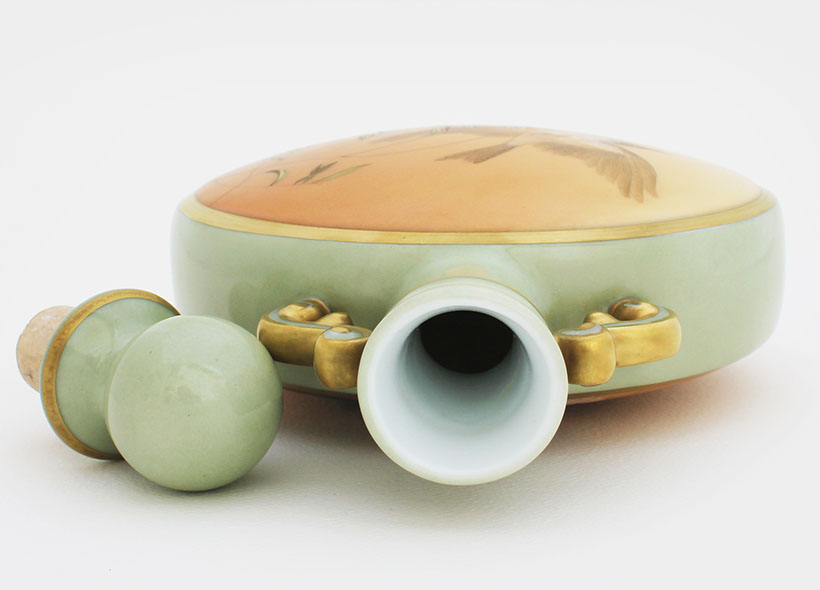 Véronique Etève-Habègre - Peinture sur Porcelaine - Gourde Chinoise 