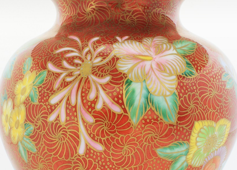 Peinture sur Lampes en porcelaine - Véronique Habègre-Etève 