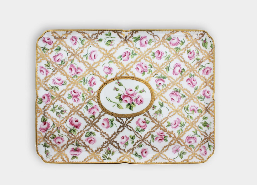 Peinture sur plat en porcelaine - Véronique Habègre-Etève 