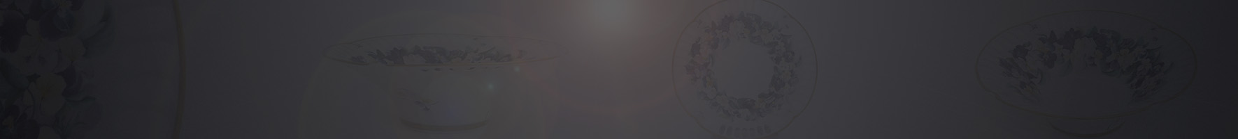 Véronique Etève-Habègre - Peinture sur Plat  en Porcelaine (Plat Couronne de fleurs )