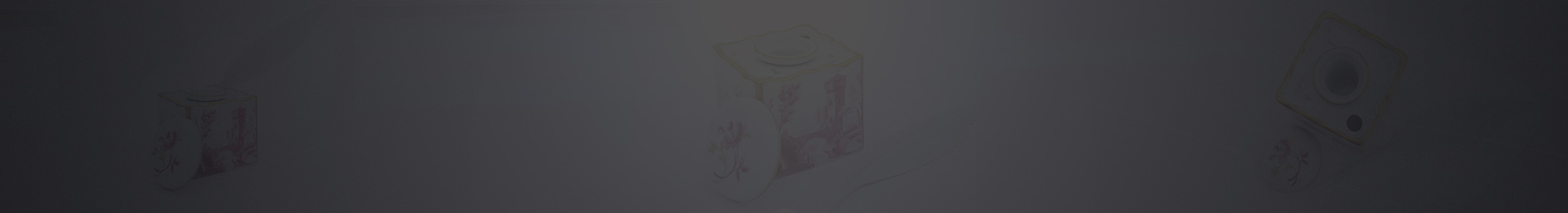 Véronique Etève-Habègre - Peinture sur plumier en Porcelaine (plumier Paysages)