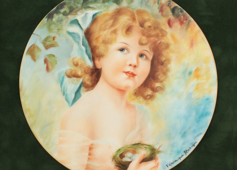 Véronique Etève-Habègre - Meilleur Ouvrier de France - Tableau Fille aux bouclettes  