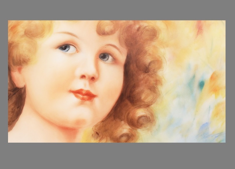 Véronique Etève-Habègre - Meilleur Ouvrier de France - Tableau Fille aux bouclettes  