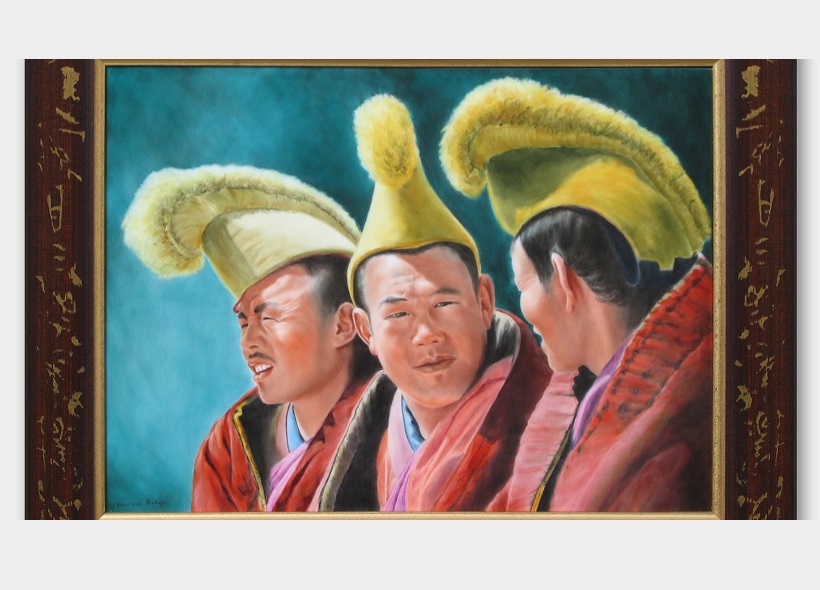 Véronique Etève-Habègre - Meilleur Ouvrier de France - Tableau Moines  