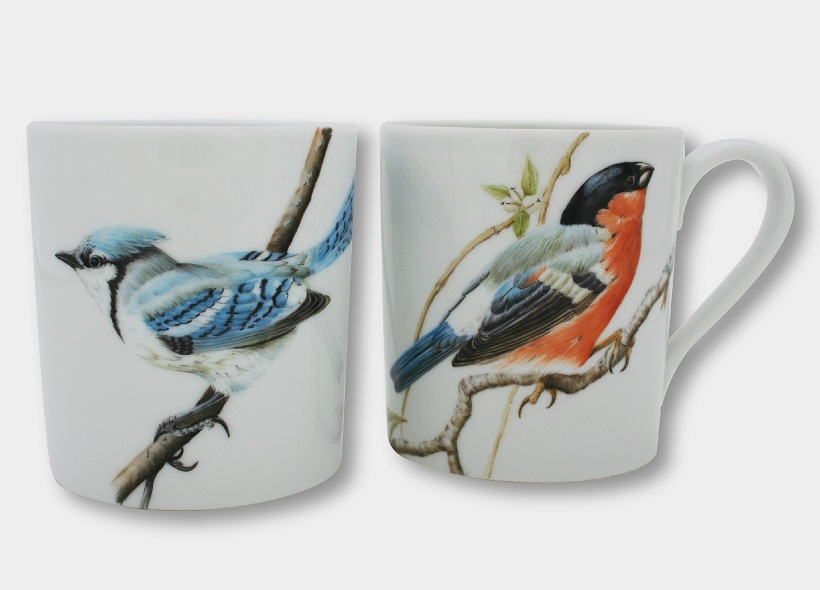 Peinture sur tasse en porcelaine - Véronique Habègre-Etève 