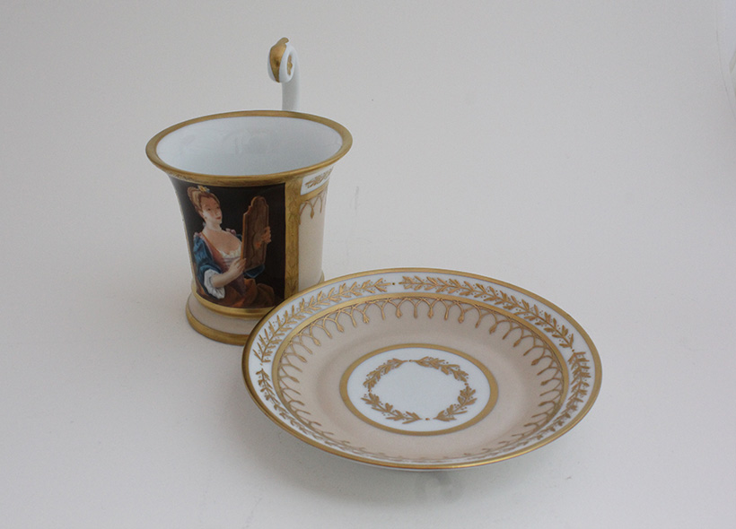 Véronique Etève-Habègre - Peinture sur Porcelaine - Assiettes Bouquets 