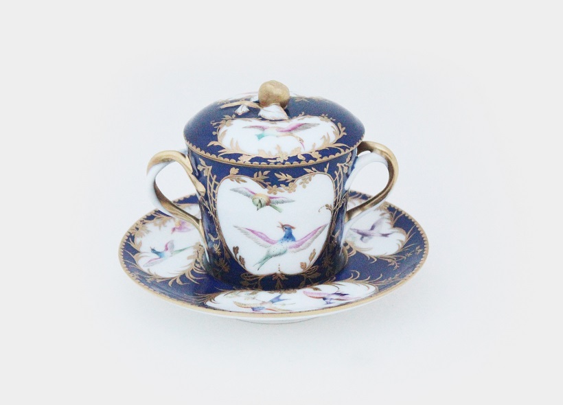 Peinture sur tasse en porcelaine - Véronique Habègre-Etève 