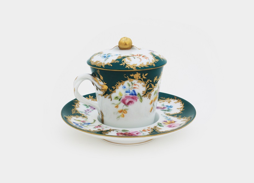 Peinture sur tasse en porcelaine - Véronique Habègre-Etève 