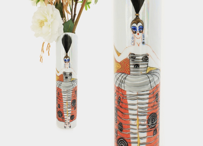 Peinture sur plat en porcelaine - Véronique Habègre-Etève 