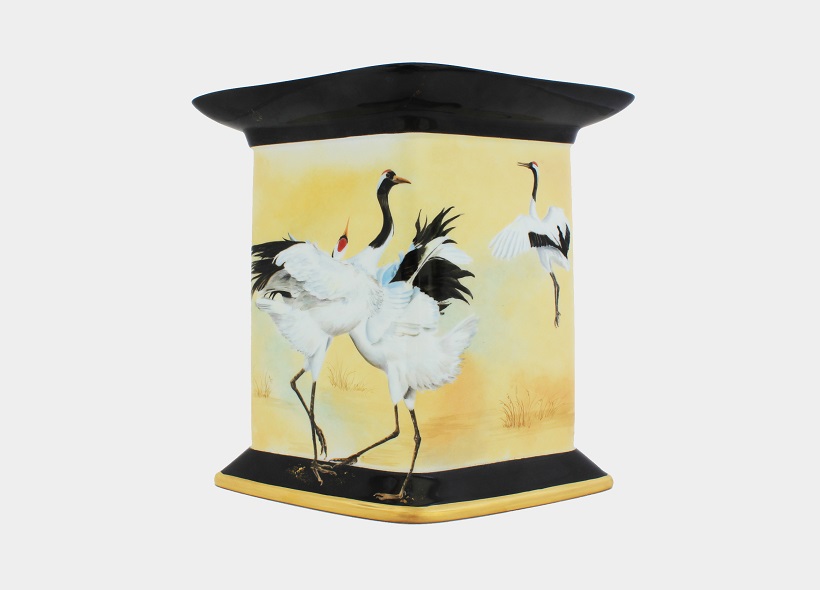 Peinture sur plat en porcelaine - Véronique Habègre-Etève 