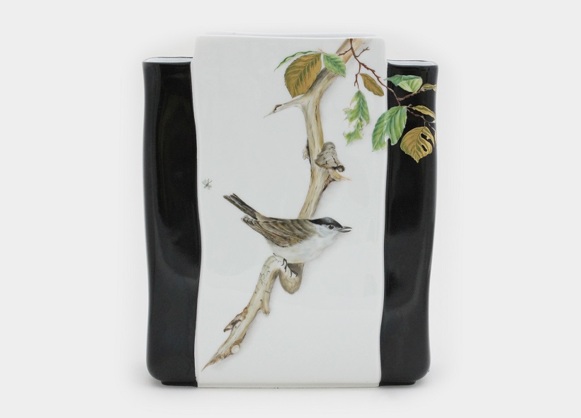 Peinture sur plat en porcelaine - Véronique Habègre-Etève 