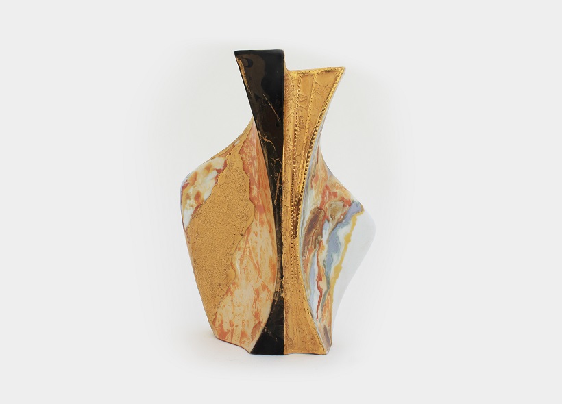 Peinture sur plat en porcelaine - Véronique Habègre-Etève 